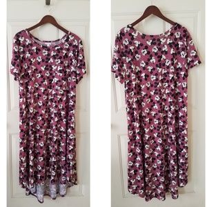 LulaRoe Mickey Mouse Carly Dress 3XL
